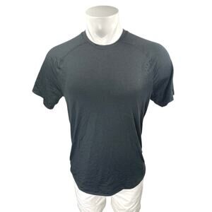 Rhone Reign Men's Black Short Sleeve Crew Neck Athletic T Shirt Tee Top Size M